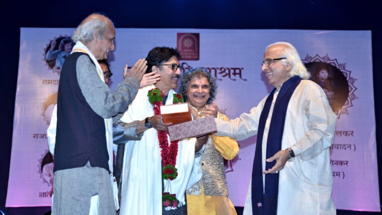 Pandit Shantilal Shah Recognized for his Work